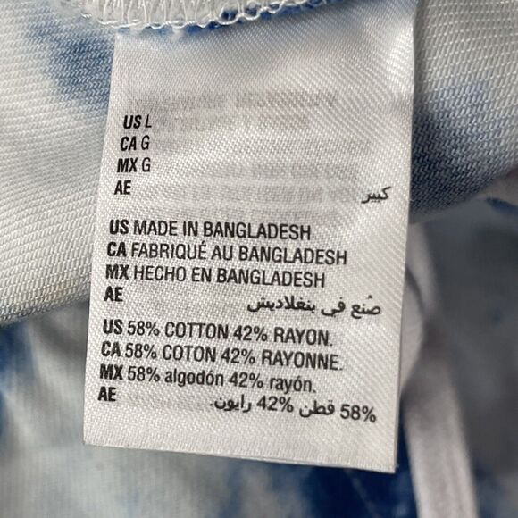 Style & Co Large Jogger Pants Tie-Dye Cuffed Pockets Drawstring Elastic Waist - Picture 10 of 11